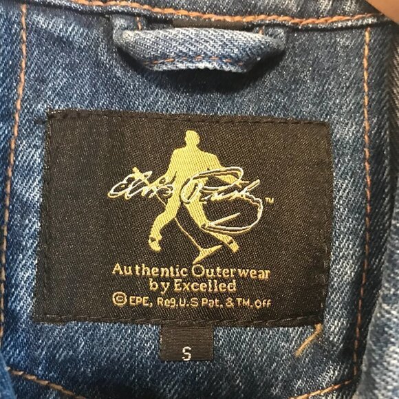 NWT Excelled Authentic Elvis Presley Denim Jean Jacket Size S - Picture 8 of 9